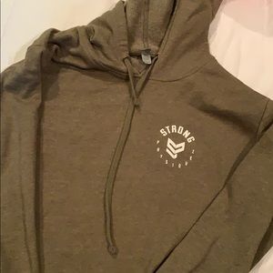 Strong Physiquez Green Hoodie